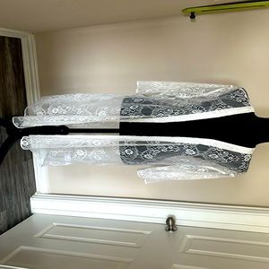 White lace kimono. New with Tags